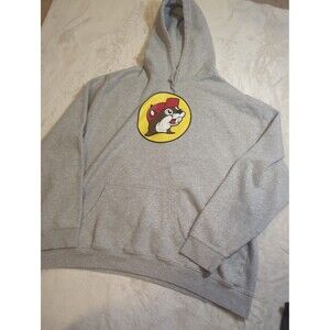 Buc-ee's Gray Hoodie with Logo